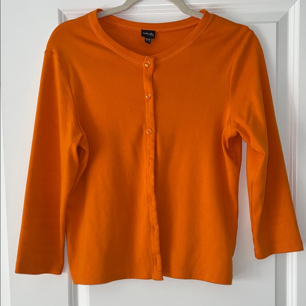 Rafaella Button-Up Cardigan